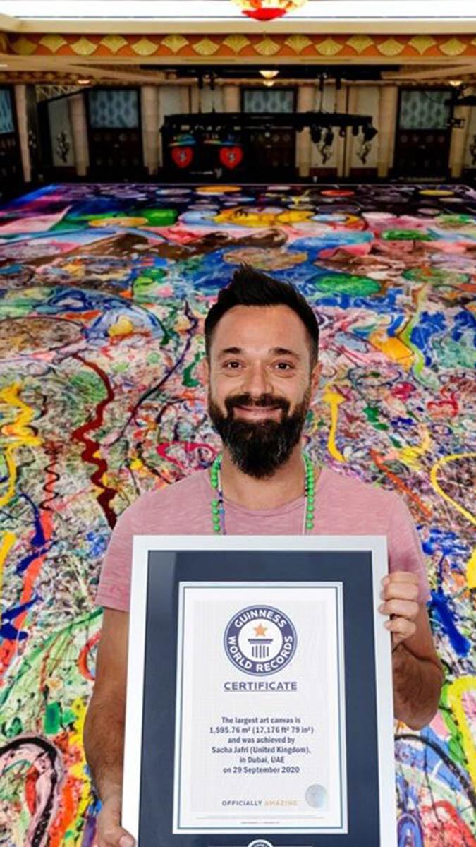 Dünyanın en büyük tuval resmi 62 milyon dolar