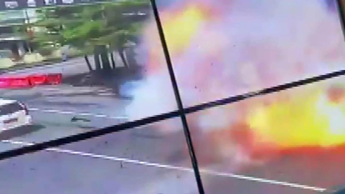 Gereja Katolik Kilisesi önünde patlama