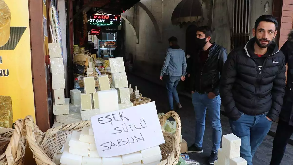 Eşek ve keçi sütünden yapılan sabunlara ilgi