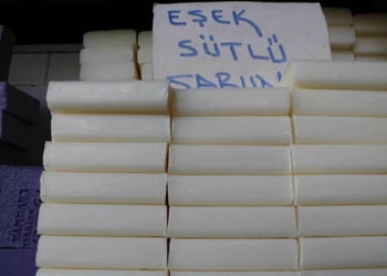 Eşek ve keçi sütünden yapılan sabunlara ilgi