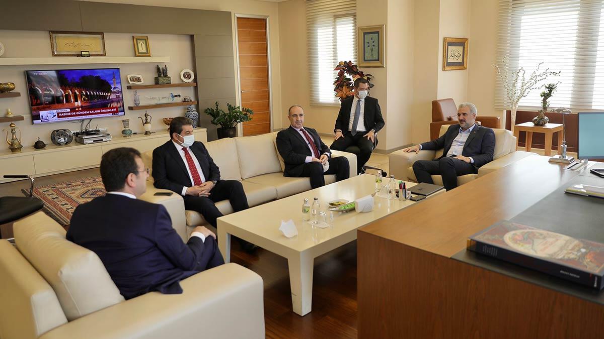 İmamoğlu Kabaktepe'yi ziyaret etti
