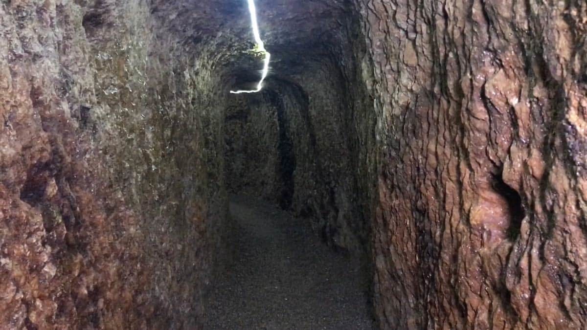 Aydıntepe yer altı şehri koridorları ortaya çıkarıldı