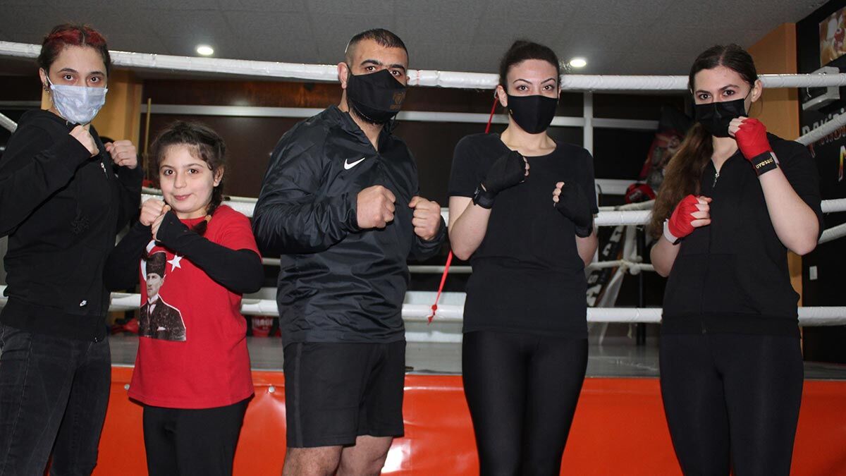 Kadınlardan boks kurslarına ilgi