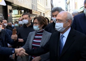 Kılıçdaroğlu Kadıköy'de esnafı ziyaret etti