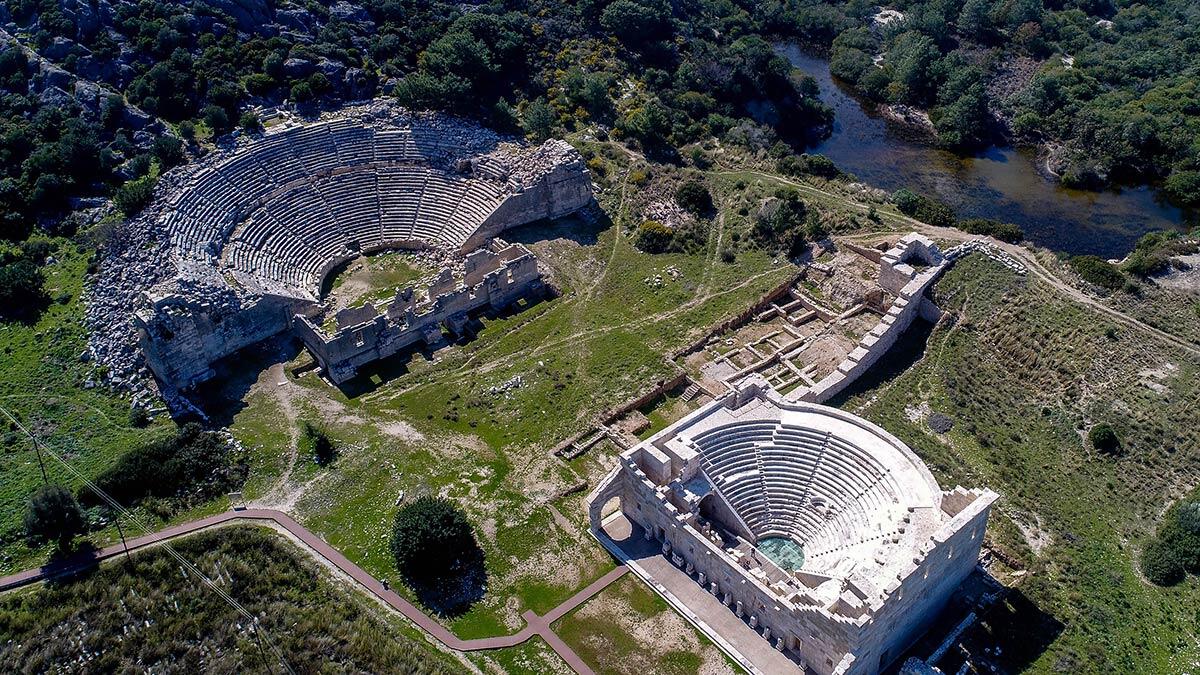 Patara'da yürüyüş yollarında çökme