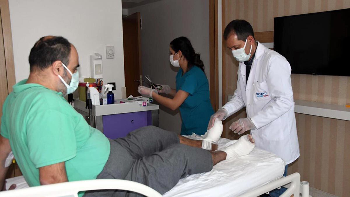 Ayağında yara olan 400 bin şeker hastası var