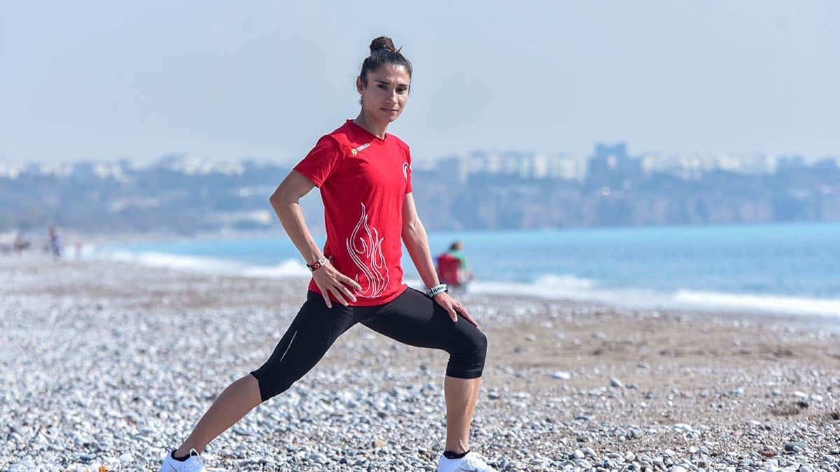 Yörük kızı milli atlet Olimpiyatlara hazırlanıyor