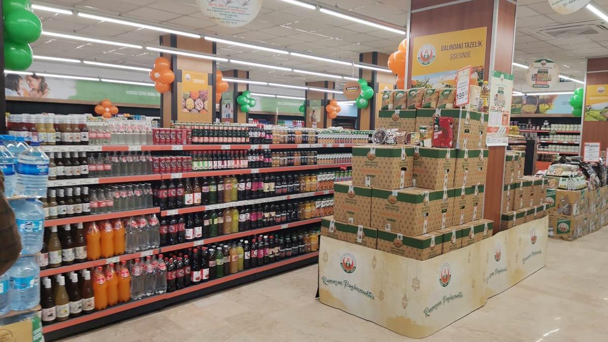 Tarım kredi marketinin yılsonu hedefi 500 market