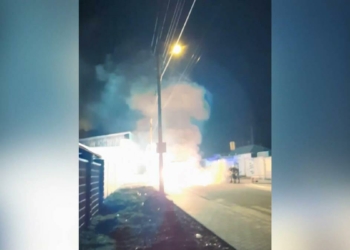 Ukrayna'da minibüste patlama