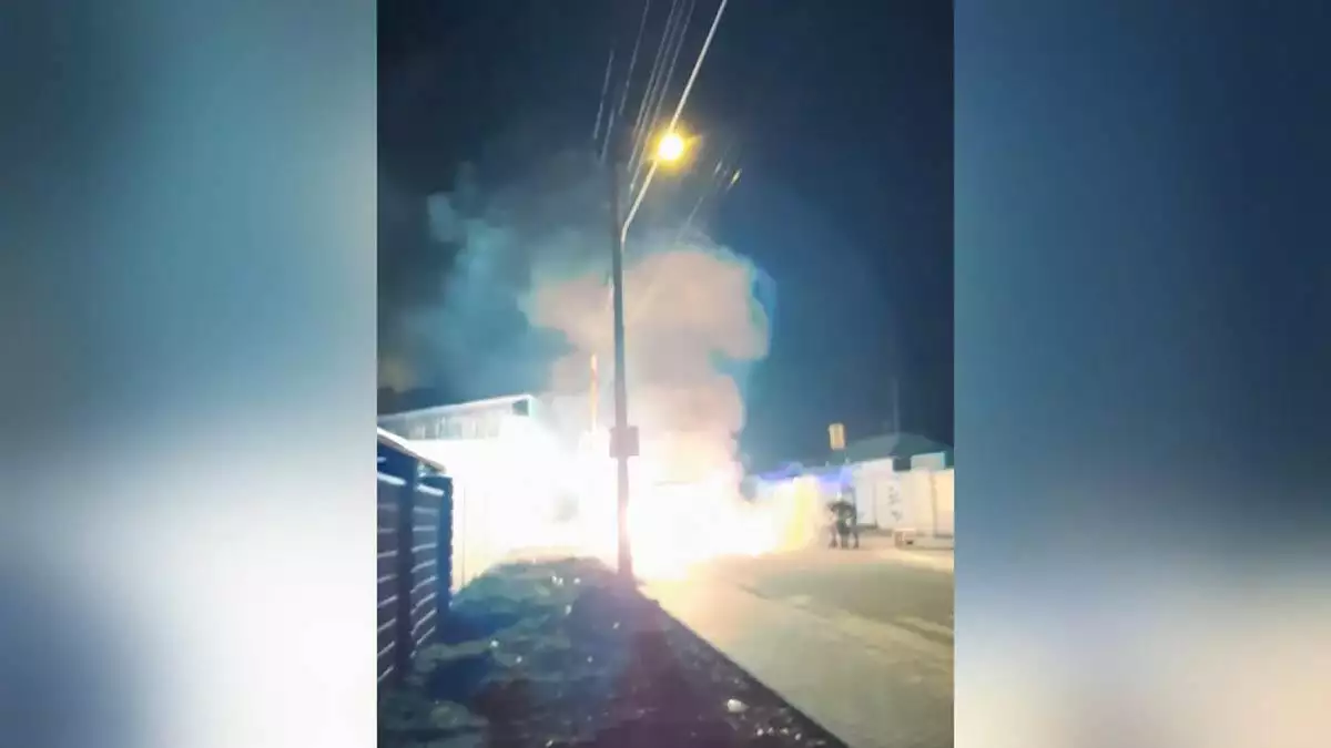 Ukrayna'da minibüste patlama