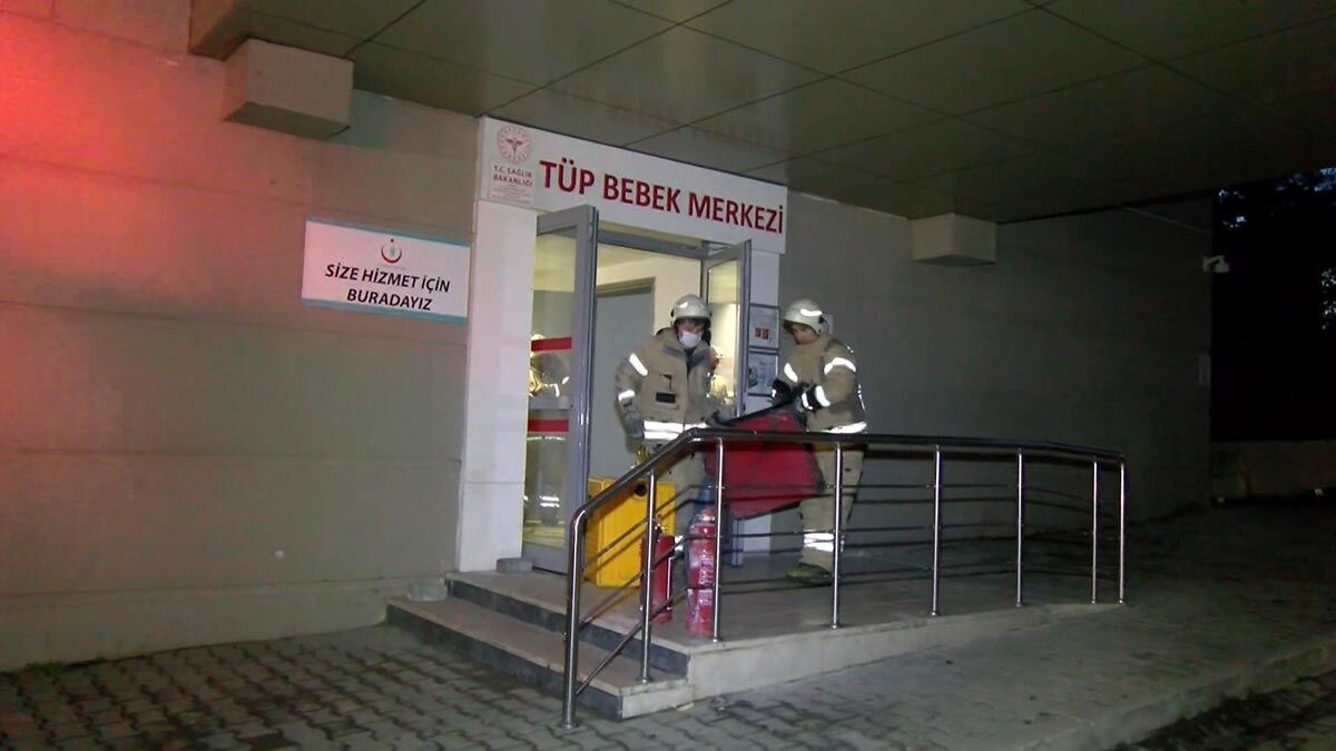 Zeynep Kamil Hastanesi'nde yangın