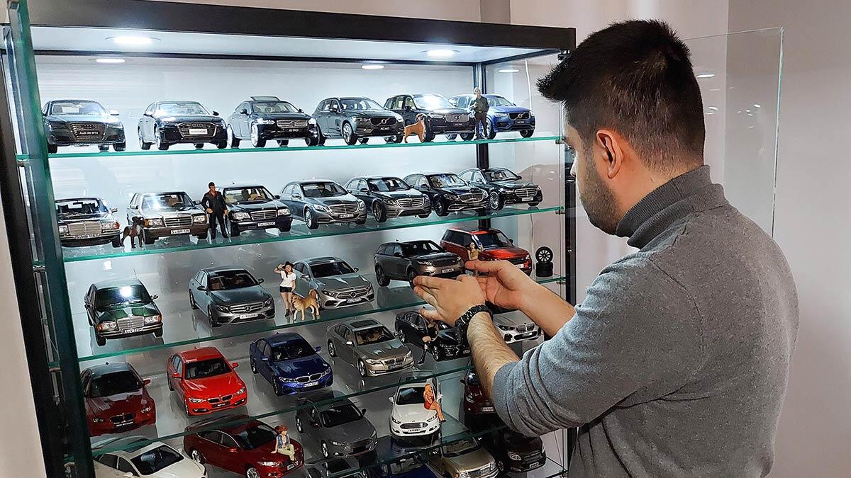100 bin liralık maket otomobil koleksiyonu