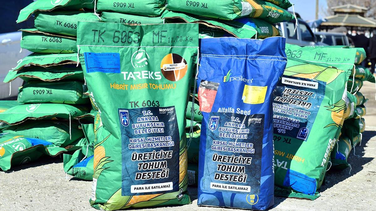 Ankara Büyükşehir Belediye Başkanı Mansur Yavaş'ın kırsal kalkınma destekleriyle çiftçilerin yüzü gülmeye devam ediyor.