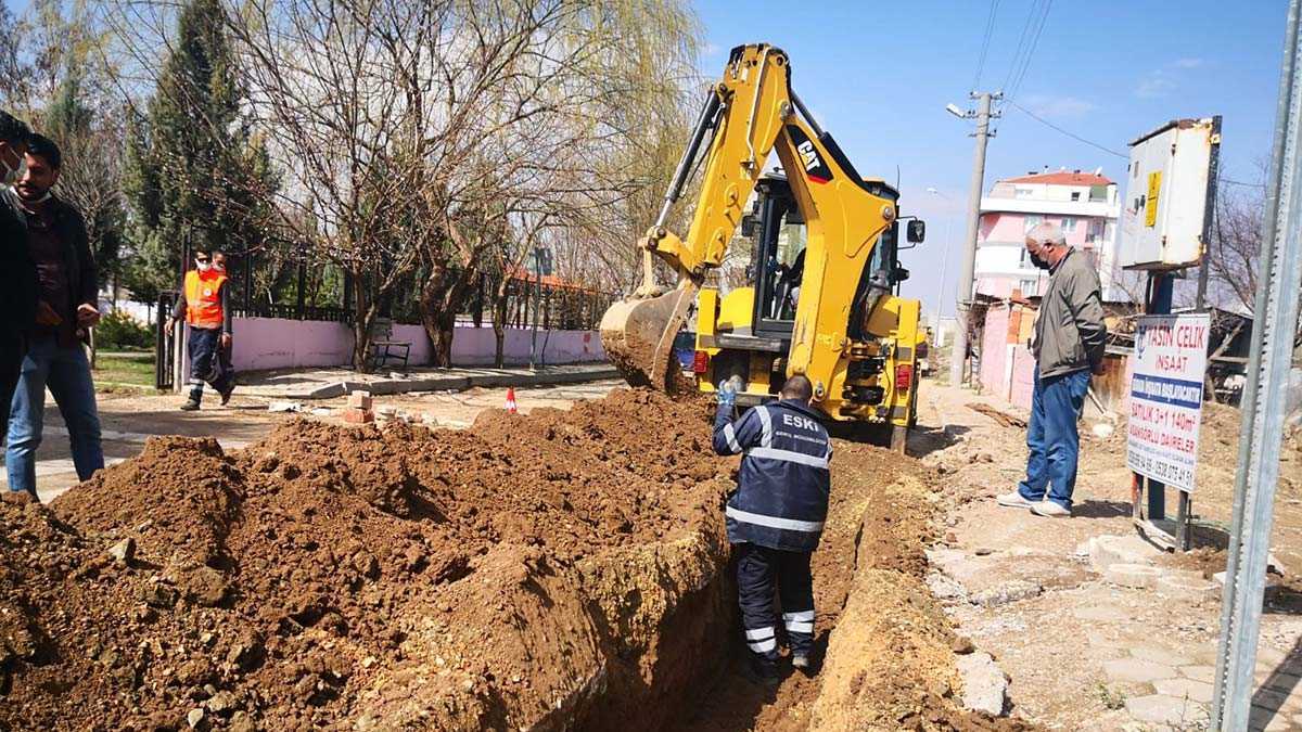 Çamlıca Mahallesi'ne ilave içme suyu hattı