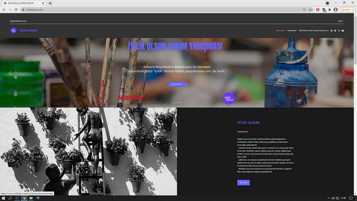 23 Nisan İyilik Olsun resim yarışması