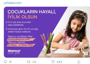 23 Nisan İyilik Olsun resim yarışması