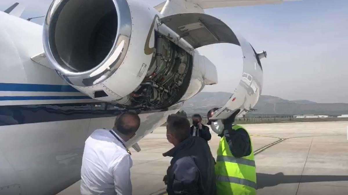 Bakan Pakdemirli'nin uçağı havada arıza yaptı