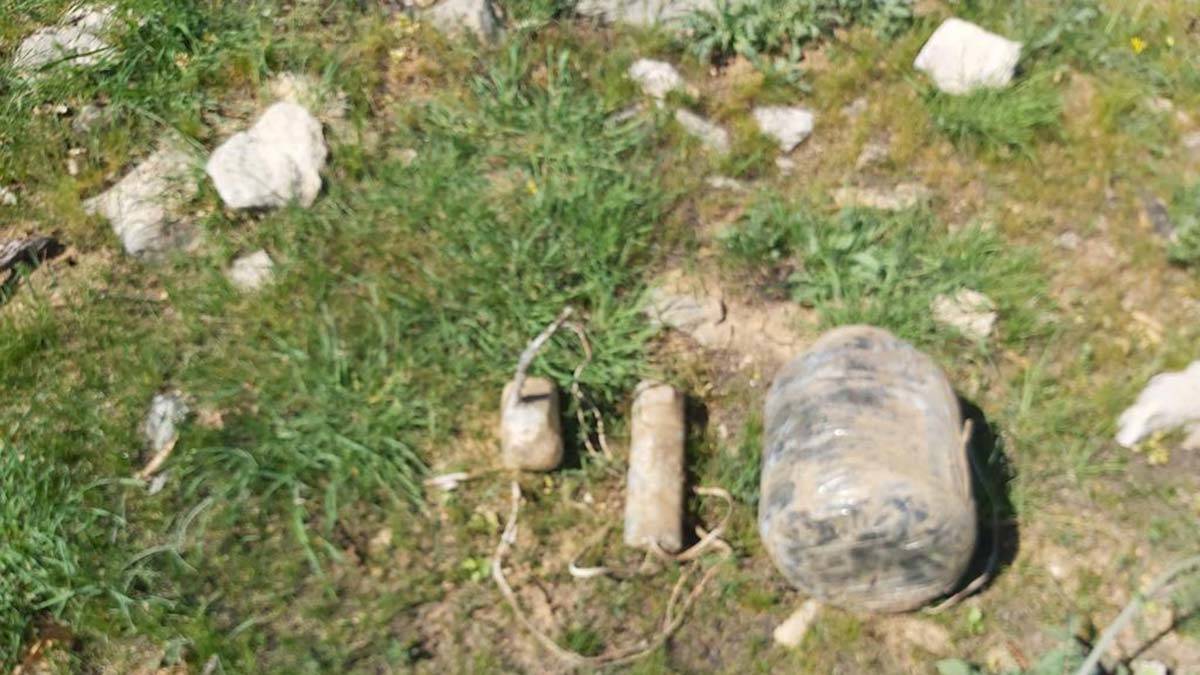 Bitlis'te EYP ve top mühimmatı ele geçirildi