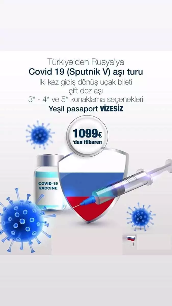 Kovid-19 aşısı olmak isteyenlerin sayısı artınca, fırsatçılara gün doğdu. Bu da kovid 19 aşı turu; fiyatlar 3 binden 10 bin liraya kadar çıkıyor.