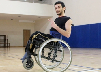 Tekerlekli Sandalye Dans 4'üncüsünün yarış heyecanı
