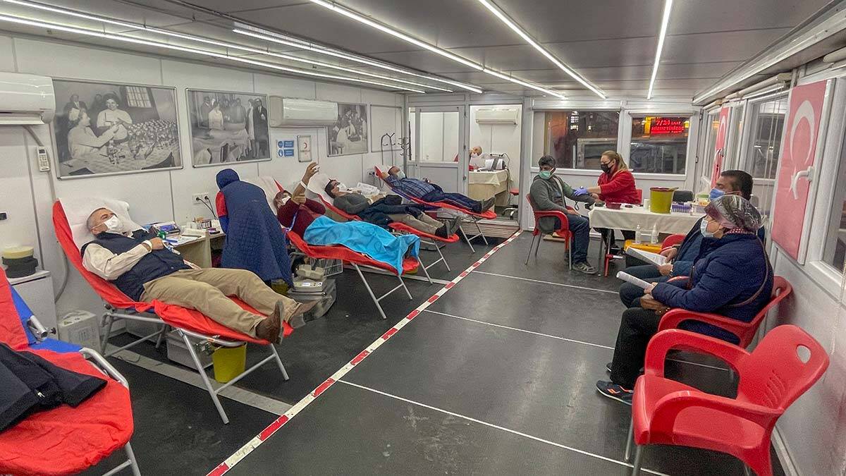 Kan bağışı kampanyasına yoğun talep