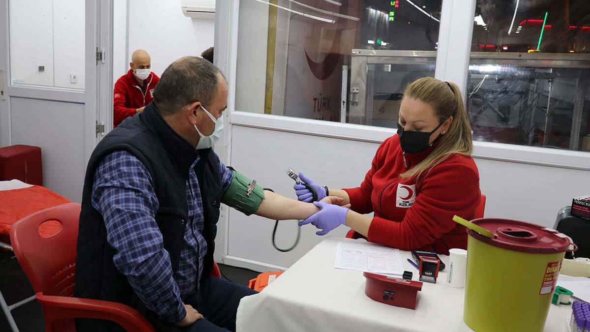 Kan bağışı kampanyasına yoğun talep
