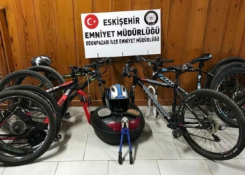 Eskişehir'de bisiklet çalan 10 şüpheli yakalandı