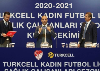 Kadın Futbol Ligi Sağlık Çalışanları Sezonu fikstür çekimi
