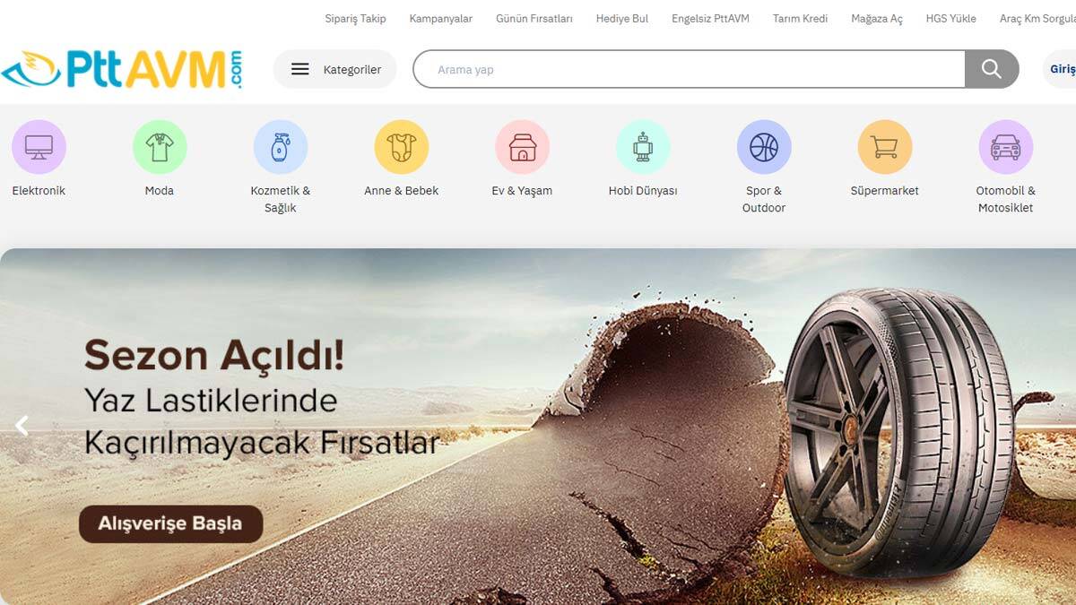 E-ticarette yaz lastiği talebi
