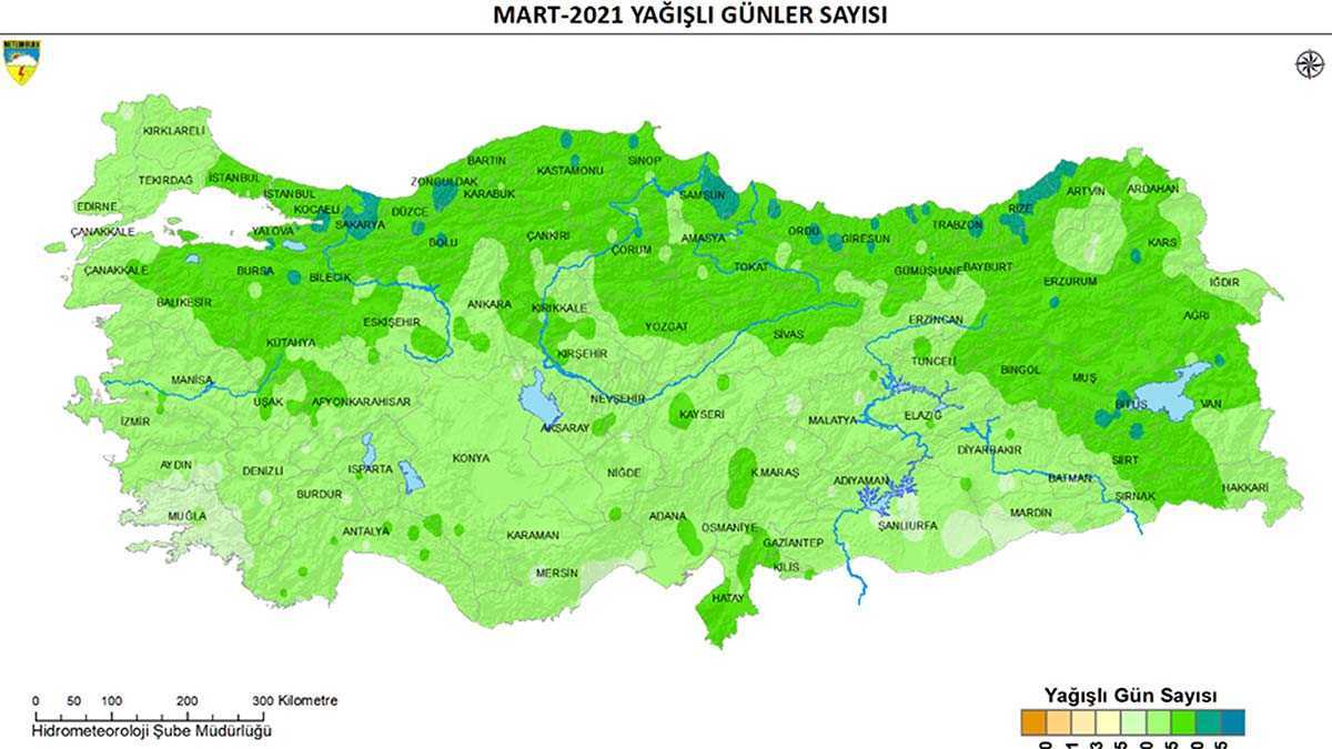 Mart ayında yağış bereketi
