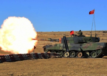 Ankara'da tank topu atışları icra edildi
