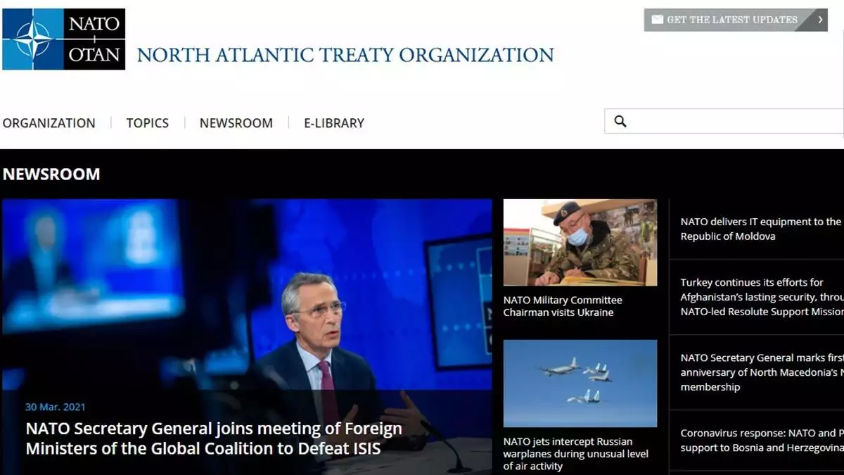 Nato internet sayfasına ukraynacayı ekledi