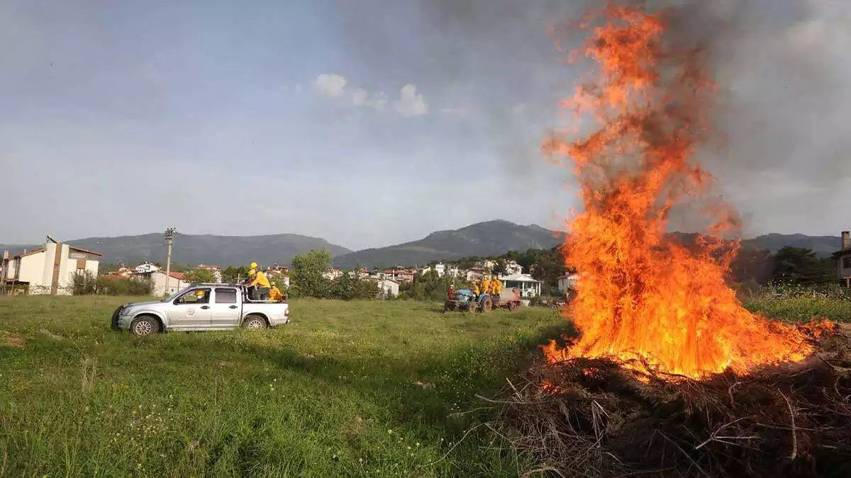 İzmir'de, ağaca ve ormana duyarlı kişilerden oluşan bir grup, verilen eğitimle orman yangınlarıyla mücadele gönüllülerine sertifikalarını aldı.