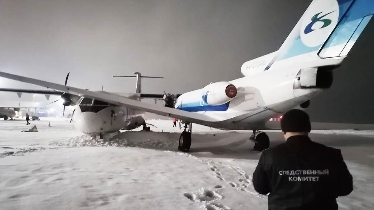 Rusya'da iki uçak pistte çarpıştı