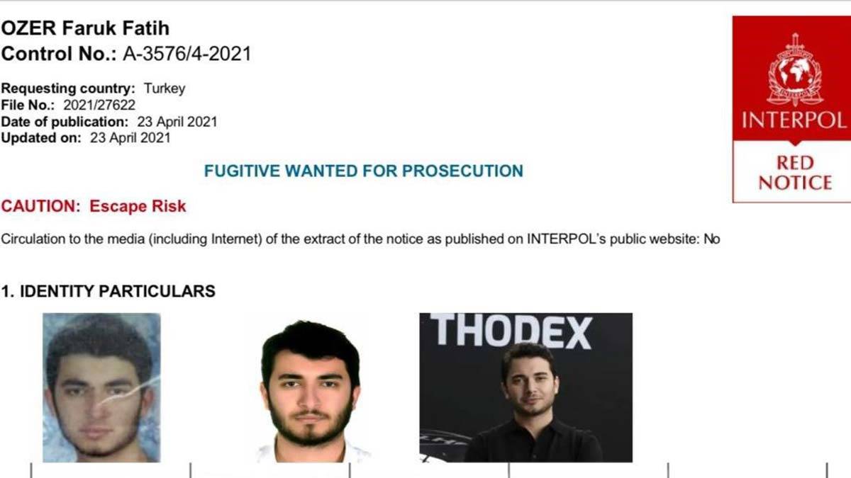 Faruk Fatih Özer'e kırmızı bülten çıkarıldı