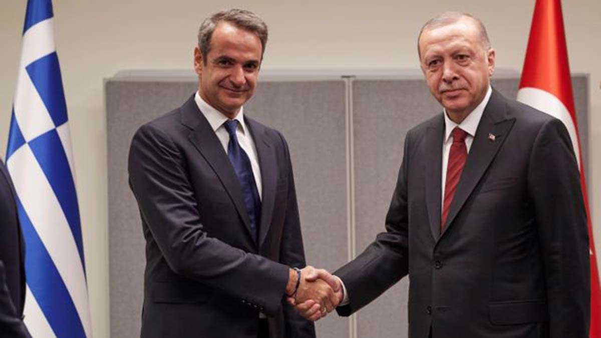 Miçotakis ile Erdoğan arasında görüşme