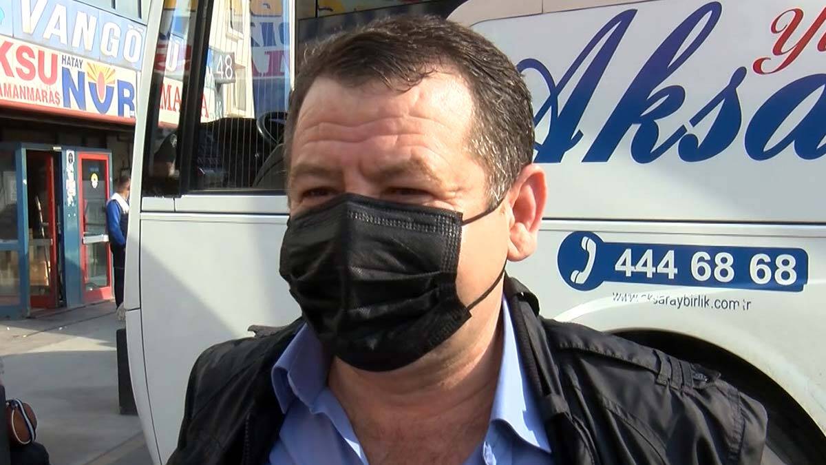 Kırklareli'ne giden Erdinç Öztürk, "17 günü İstanbul'da geçirdim kısıtlamadan dolayı kaldık burada. Şimdi geri gidiyorum işimin başına" dedi.