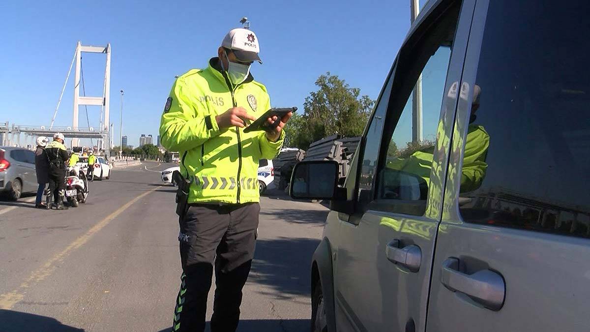 15 Temmuz Şehitler Köprüsü'nde arife denetimi