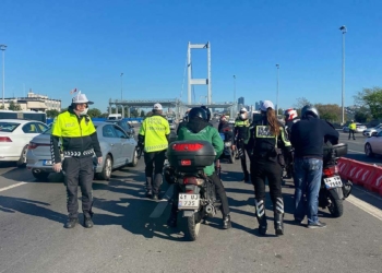 15 Temmuz Şehitler Köprüsü'nde arife denetimi