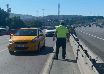 Şehitler Köprüsü'nde denetimler devam ediyor