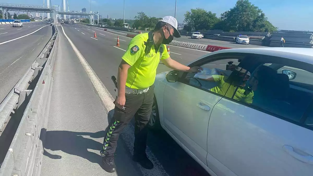 Şehitler köprüsü'nde denetimler devam ediyor