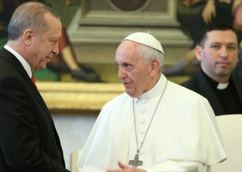 Erdoğan Papa Fransuva ile görüştü