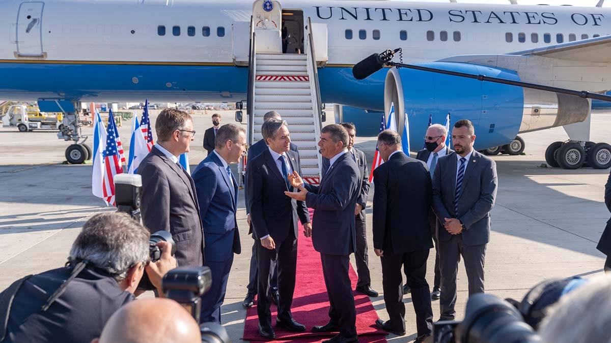 ABD Dışişleri Bakanı Blinken Tel Aviv'de