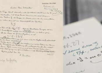 Einstein'ın formülü E=mc²'li mektubu satışa çıkıyor