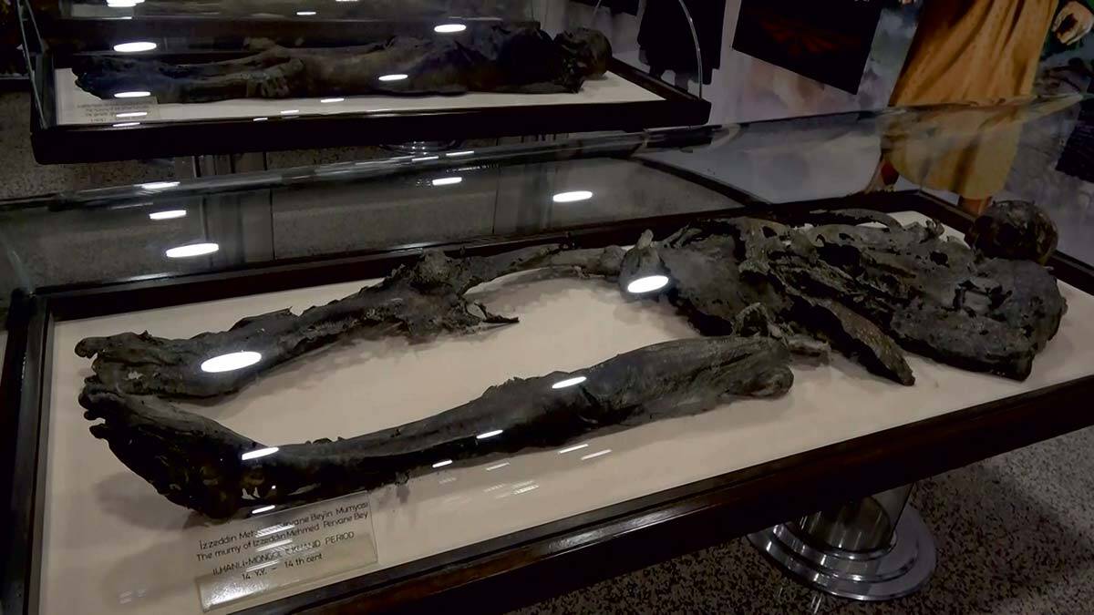 Amasya Müzesi'ndeki mumyalara özel muhafaza