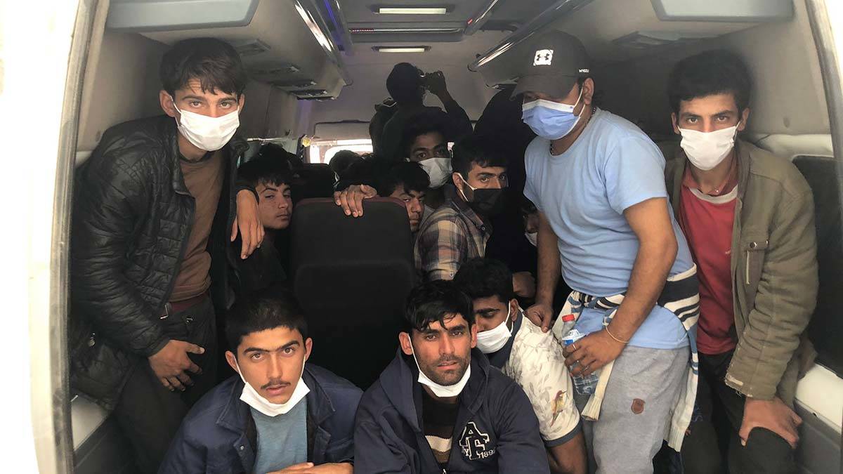Ankara'da 36 düzensiz göçmen yakalandı