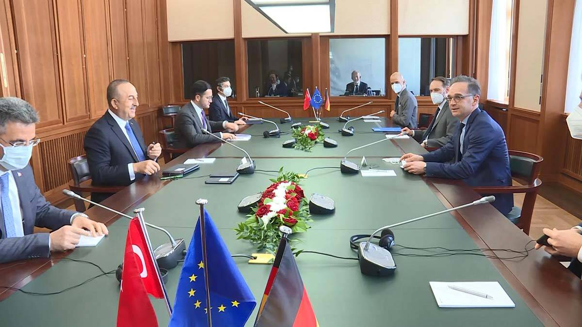 Çavuşoğlu, Heiko Maas ile görüştü