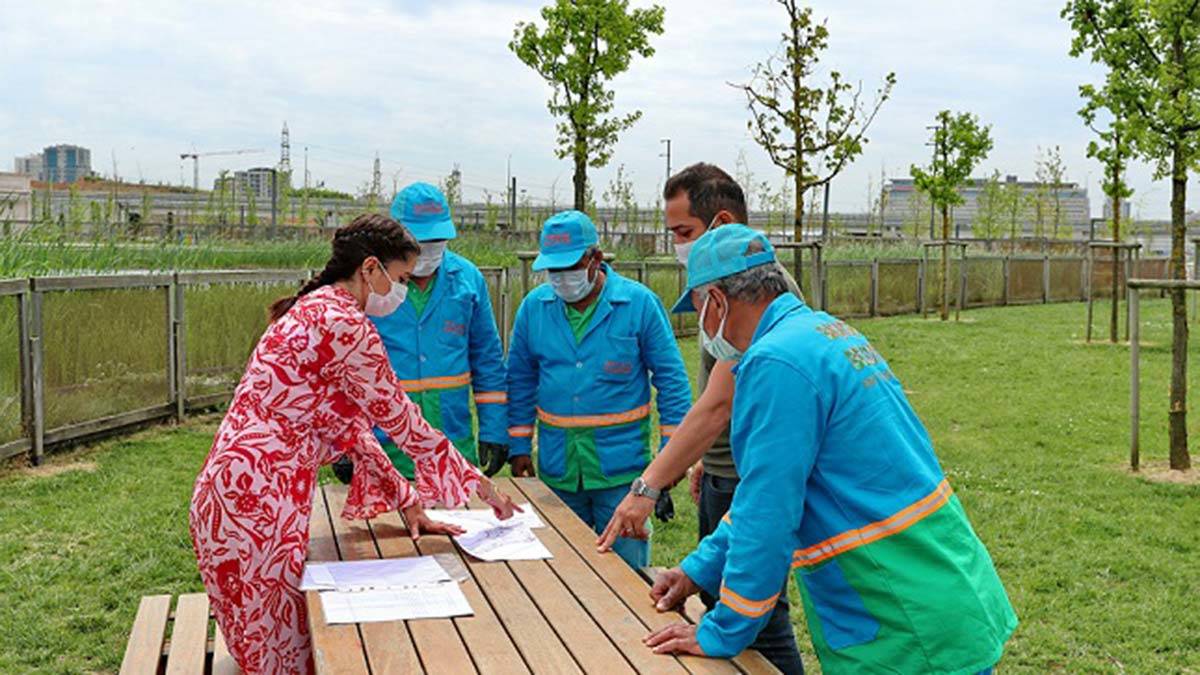 Başakşehir Belediyesi peyzaj mimarlarını unutmadı