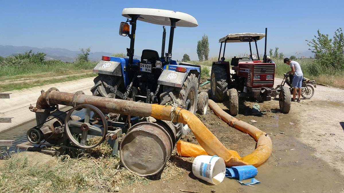 Çiftçiler yer altı sularına yöneldi