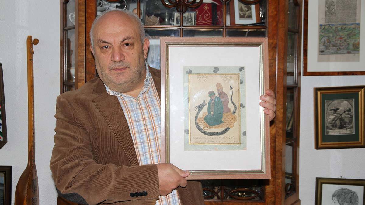 Hacı Bektaş-ı Veli tablosundaki ejderhanın hikayesi